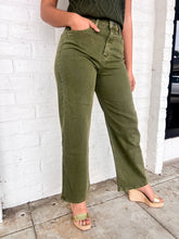 Load image into Gallery viewer, Days Ahead Olive Colored Denim