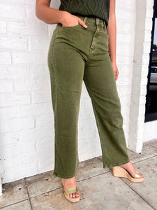 Days Ahead Olive Colored Denim