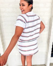 Load image into Gallery viewer, Jordan Amanda Black And Red White Stripe ***TOP***