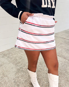 Jordan Amanda Black And Red White Stripe ***SKORT***