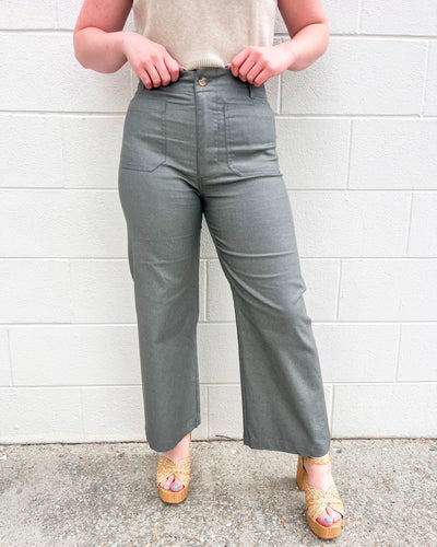 On The Way Gray Pants