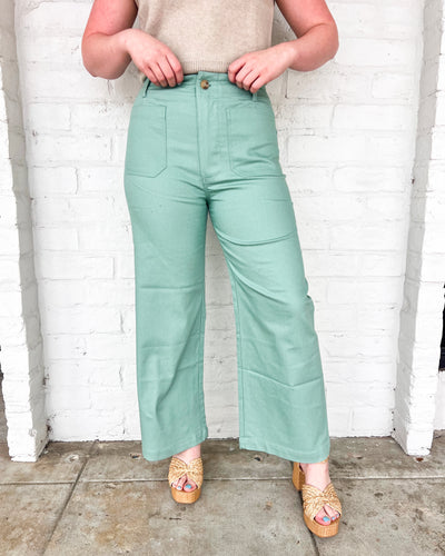 On The Way Seafoam Pants