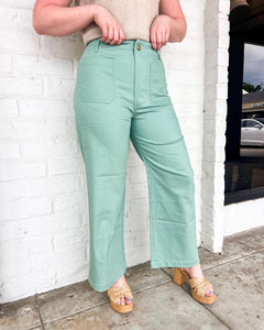 On The Way Seafoam Pants