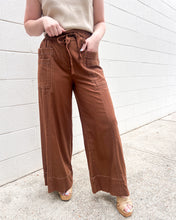 Load image into Gallery viewer, Want To Go Walnut Tie Pants