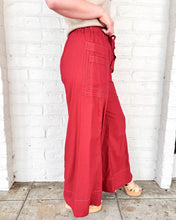Load image into Gallery viewer, Want To Go Red Tie Pants