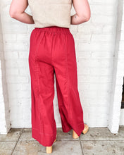 Load image into Gallery viewer, Want To Go Red Tie Pants