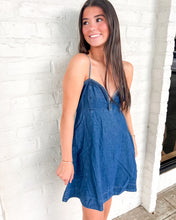 Load image into Gallery viewer, To The Stadium Medium Denim Dress