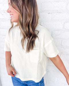 Wanting To Stay Cream Top