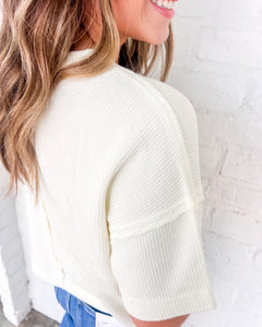 Wanting To Stay Cream Top
