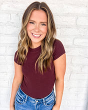 Load image into Gallery viewer, Simply Yours Burgundy Bodysuit Top