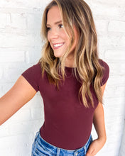 Load image into Gallery viewer, Simply Yours Burgundy Bodysuit Top