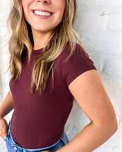 Load image into Gallery viewer, Simply Yours Burgundy Bodysuit Top