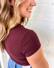 Load image into Gallery viewer, Simply Yours Burgundy Bodysuit Top