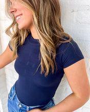 Load image into Gallery viewer, Simply Yours Navy Bodysuit Top