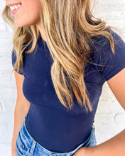 Load image into Gallery viewer, Simply Yours Navy Bodysuit Top
