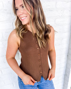 Chasing Dreams Brown Top