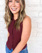 Load image into Gallery viewer, Chasing Dreams Burgundy Top