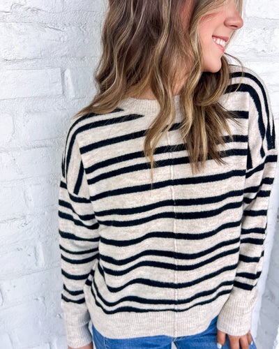 In My Head Cream Long Sleeve Top