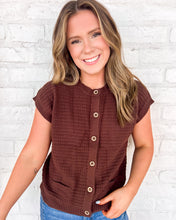 Load image into Gallery viewer, Send My Regards Brown Top