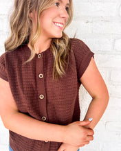 Load image into Gallery viewer, Send My Regards Brown Top