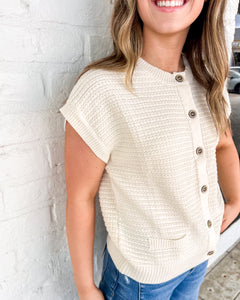 Send My Regards Cream Top