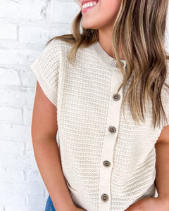 Send My Regards Cream Top