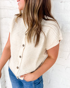 Send My Regards Cream Top