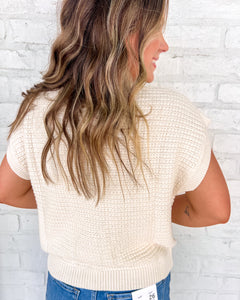 Send My Regards Cream Top