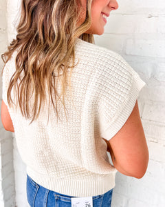 Send My Regards Cream Top