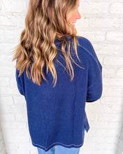 Load image into Gallery viewer, Hard Worker Navy Top