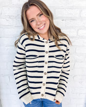 Load image into Gallery viewer, Believe Your Heart Cream Long-sleeve Cardigan