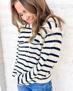Believe Your Heart Cream Long-sleeve Cardigan