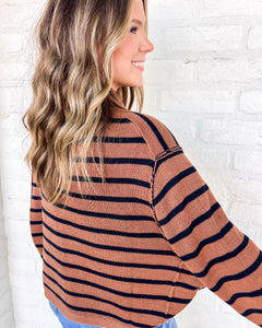 Believe Your Heart Brown Long-sleeve Cardigan