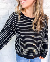 Load image into Gallery viewer, Confidence Is Key Black Cardigan