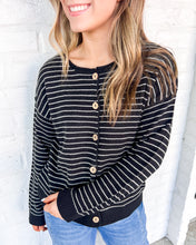 Load image into Gallery viewer, Confidence Is Key Black Cardigan