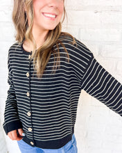 Load image into Gallery viewer, Confidence Is Key Black Cardigan