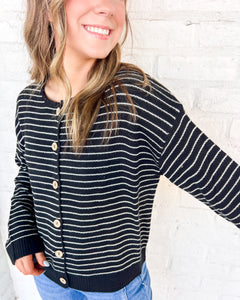 Confidence Is Key Black Cardigan