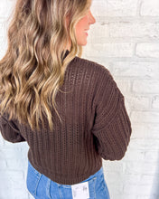Load image into Gallery viewer, Feel Better Brown Cardigan Top
