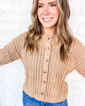 Load image into Gallery viewer, Feel Better Khaki Cardigan Top