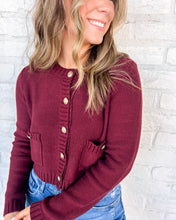 Load image into Gallery viewer, Deep In My Heart Burgundy Top