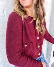 Load image into Gallery viewer, Deep In My Heart Burgundy Top