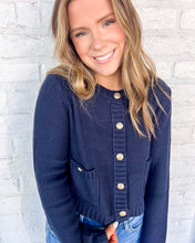 Load image into Gallery viewer, Deep In My Heart Navy Top