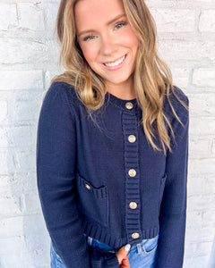 Deep In My Heart Navy Top