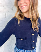 Load image into Gallery viewer, Deep In My Heart Navy Top