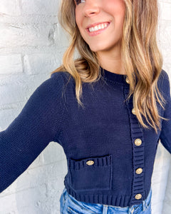 Deep In My Heart Navy Top