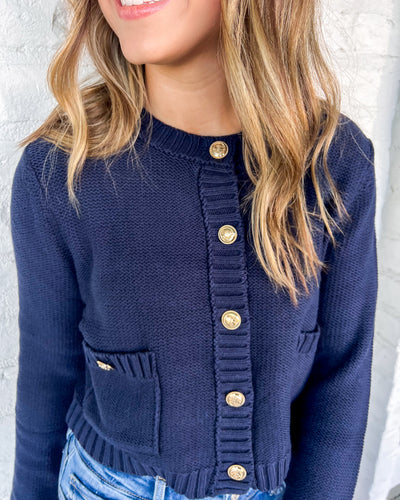 Deep In My Heart Navy Top