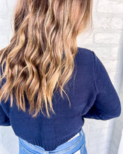 Load image into Gallery viewer, Deep In My Heart Navy Top