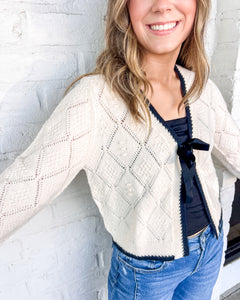 Pretty And Simple Oatmeal Velvet Cardigan