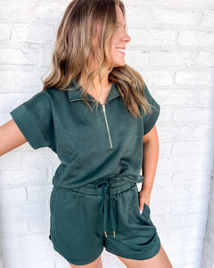 Forget The Past Green Top