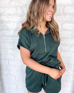 Forget The Past Green Top